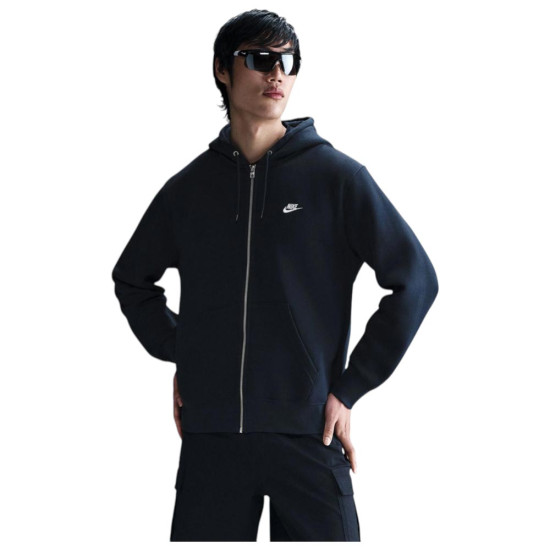 Nike Ανδρική ζακέτα Sportswear Club Full-Zip Fleece Hoodie Nike Ανδρική ζακέτα Sportswear Club Full-Zip Fleece Hoodie